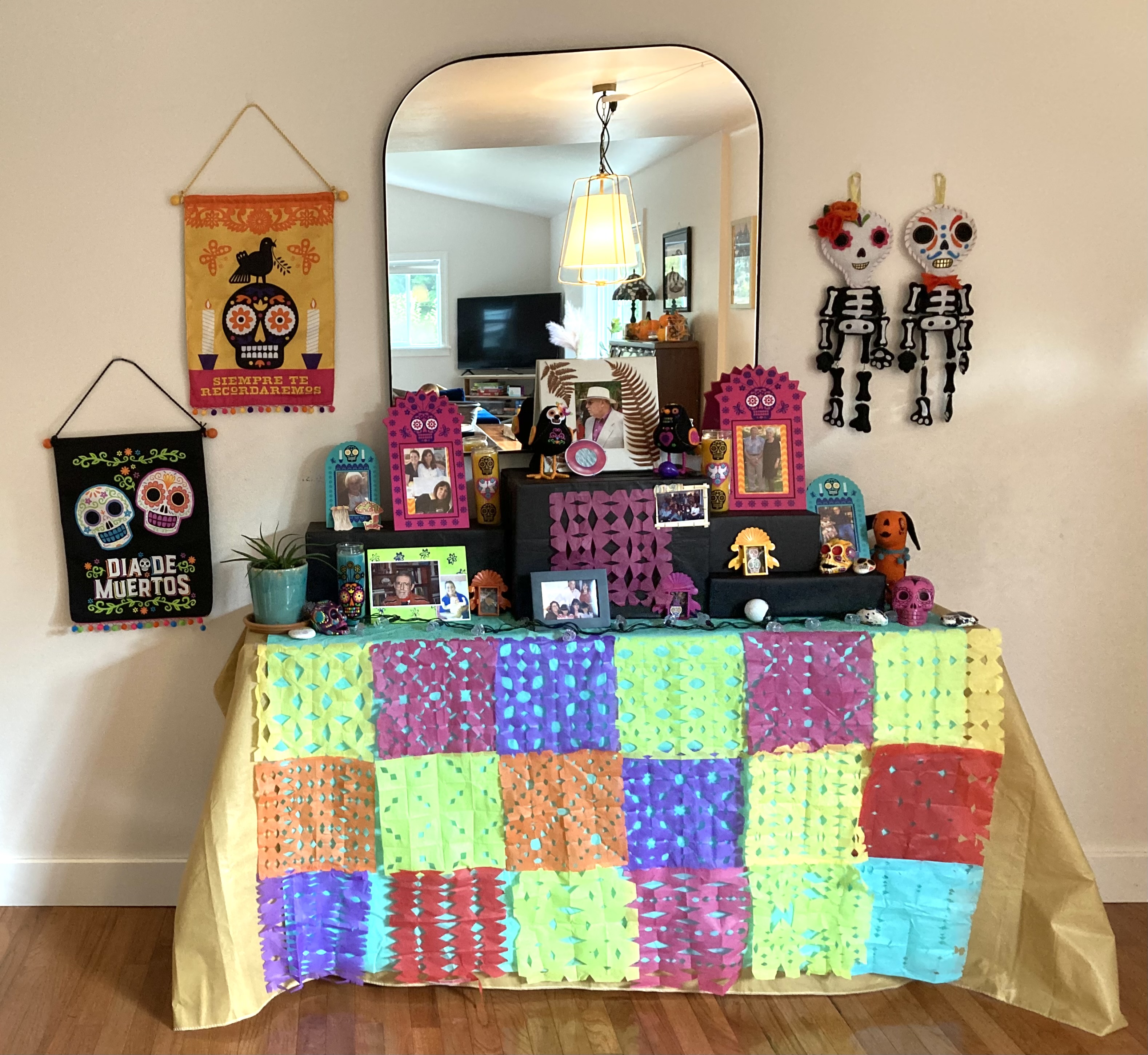 Dia de los Muertos altar.