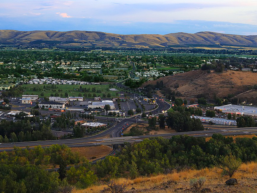 Part of the city of Yakima