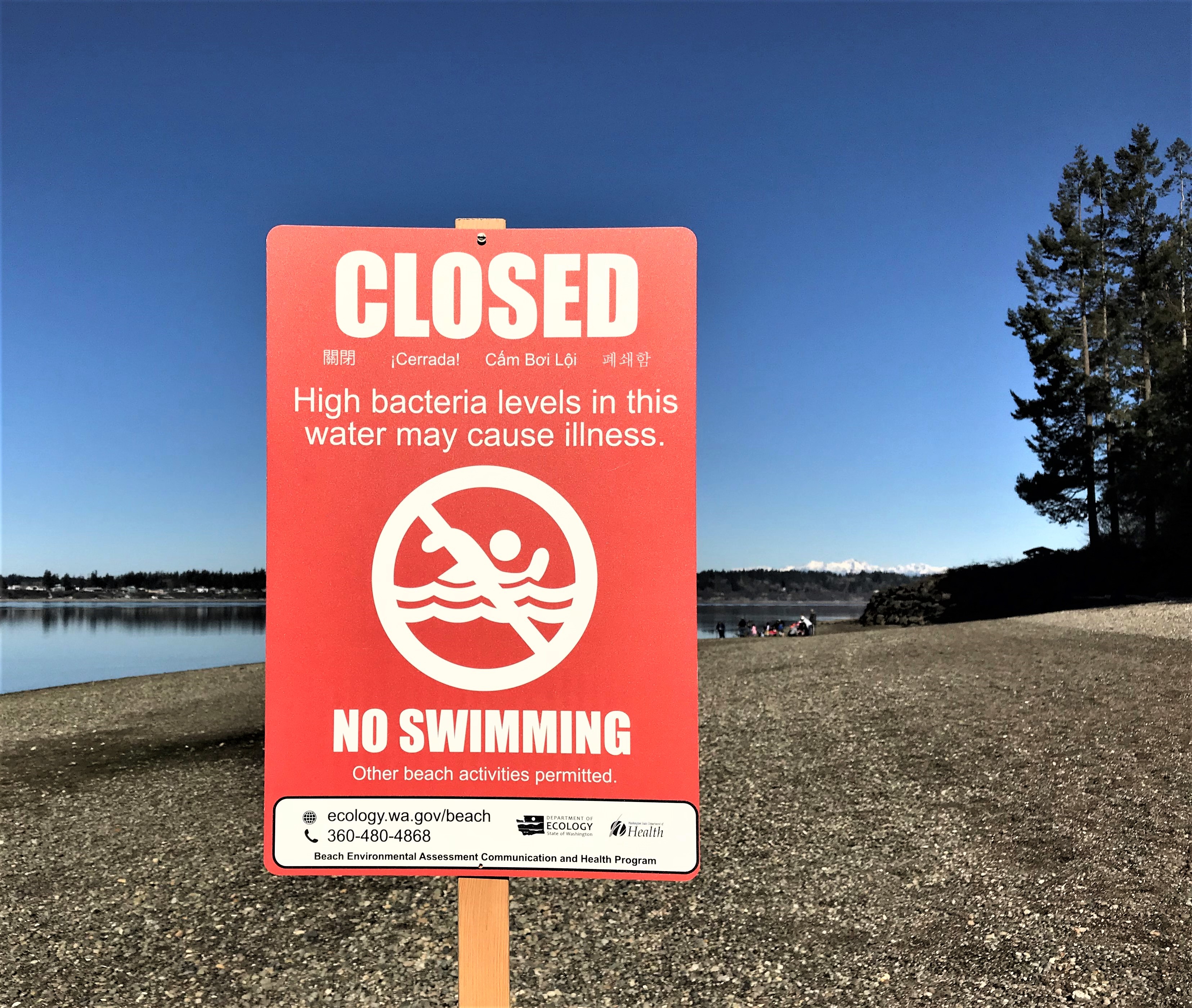 Fecal Matters UPDATE Cormorant Cove beach closure now includes