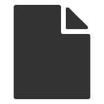 Icon of a document, with the top-right corner folded.