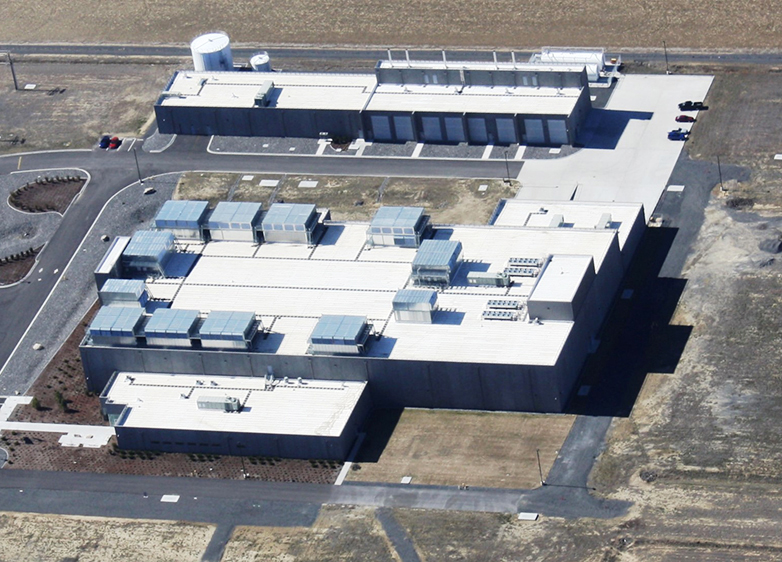 A bird's eye view of the Dell Data Center in Quincy.