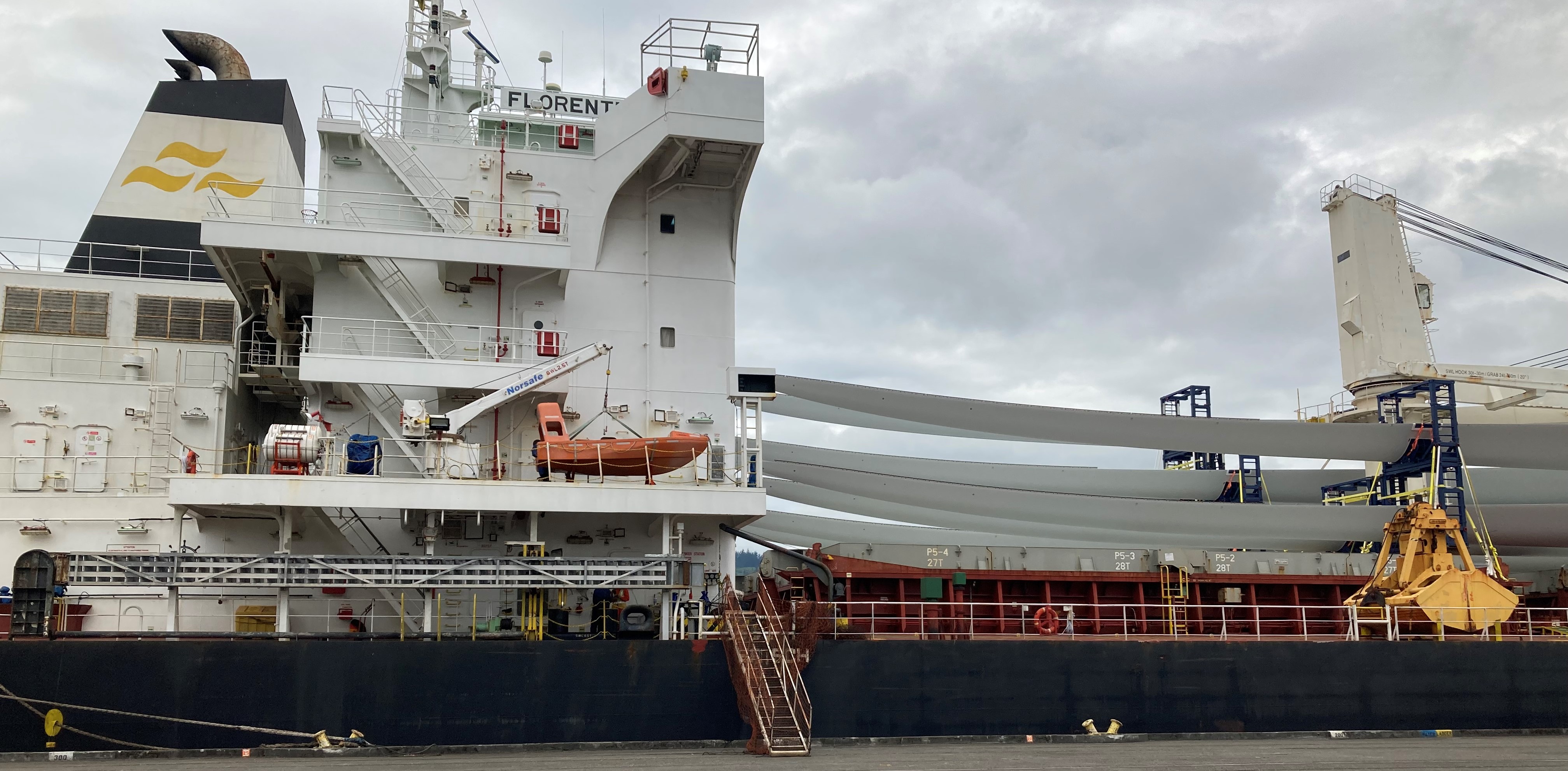 Cargo Vessel in Longview, WA