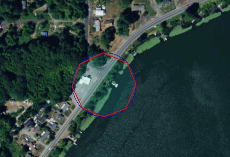 Aerial view of the edge of Black Lake showing the extent of the study area. For more detail, see the reports below.