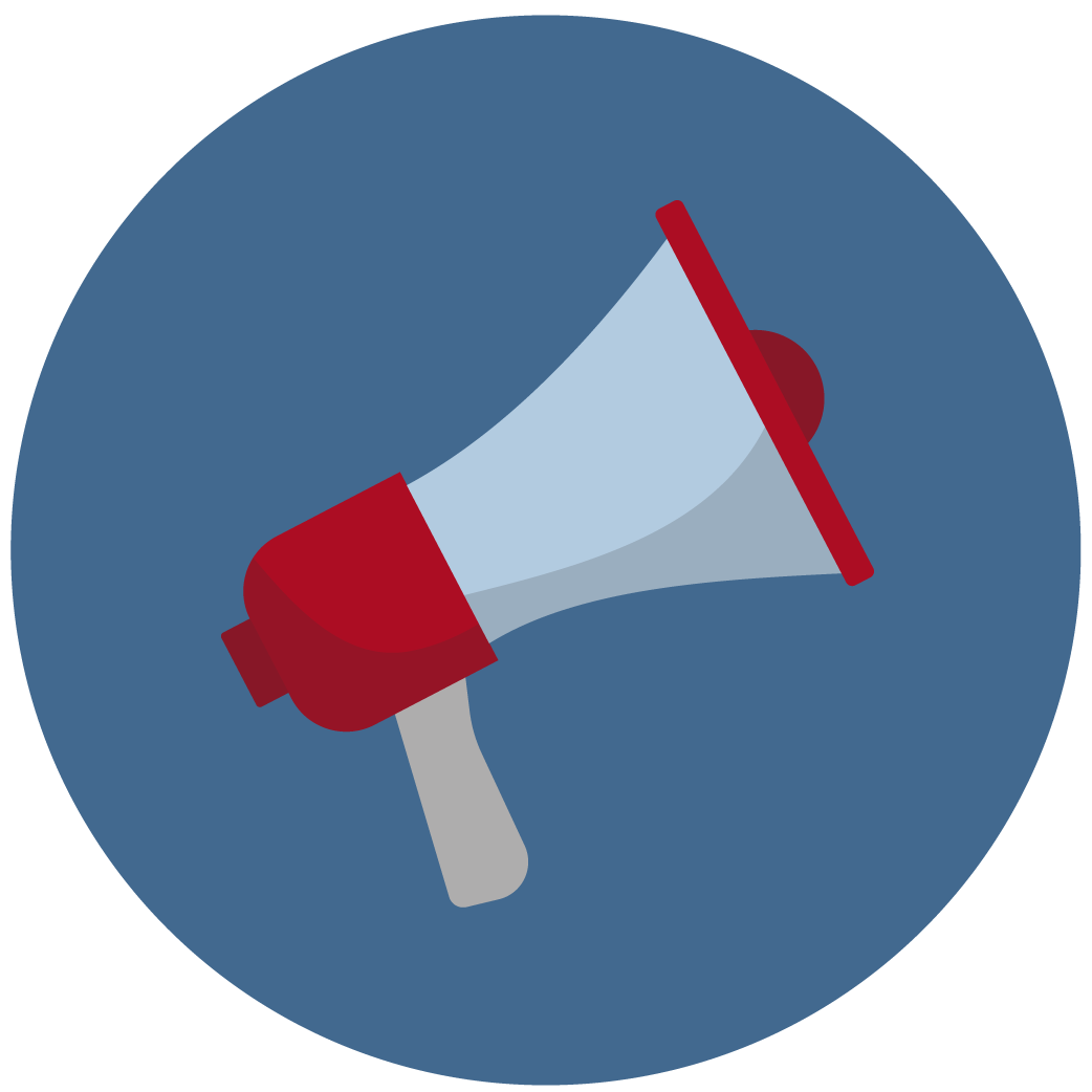 Megaphone icon. Click to go to our Notification of Dangerous Waste Activities page. 