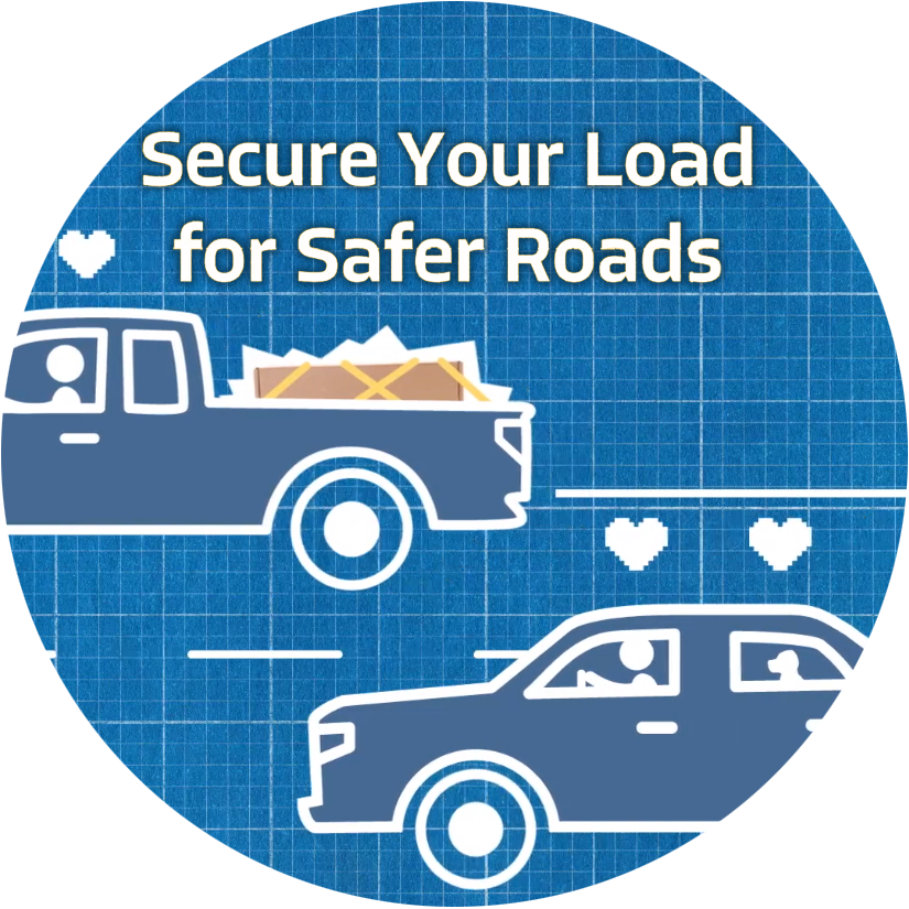 Secure Your Load for Safer Roads graphic