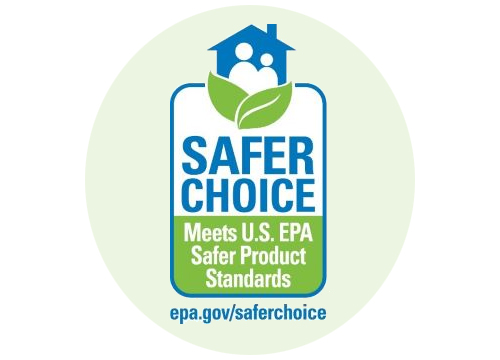 Safer choice logo - meets U.S. EPA safer product standards 