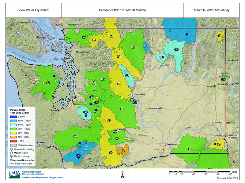 Snow Map Shows States Where Snow Depth Will Be Highest