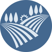 agricultural runoff icon displaying fields 