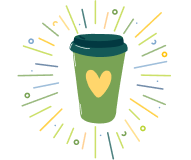 image of reusable coffee cup with lid