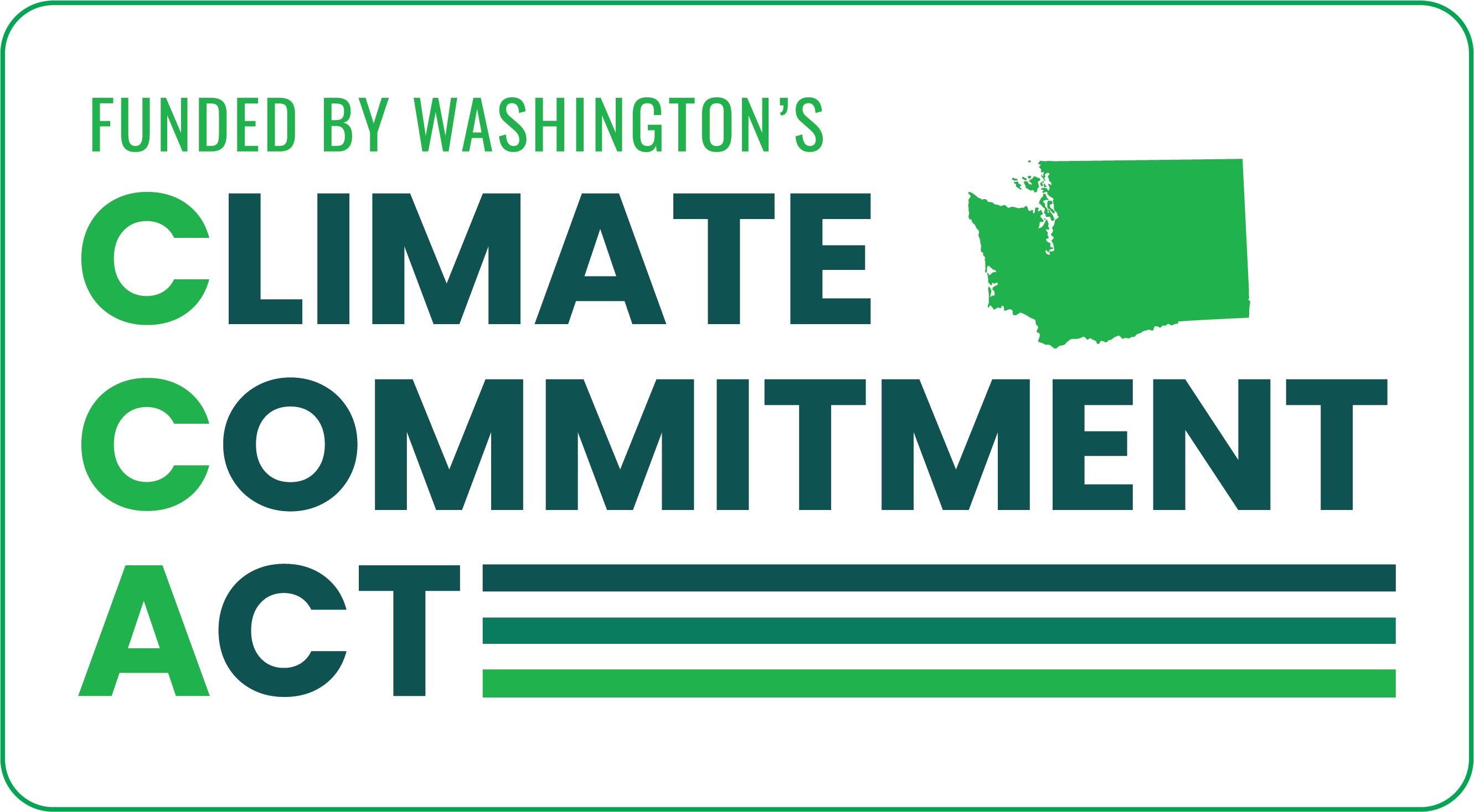 Funded by the Climate Commitment Act logo