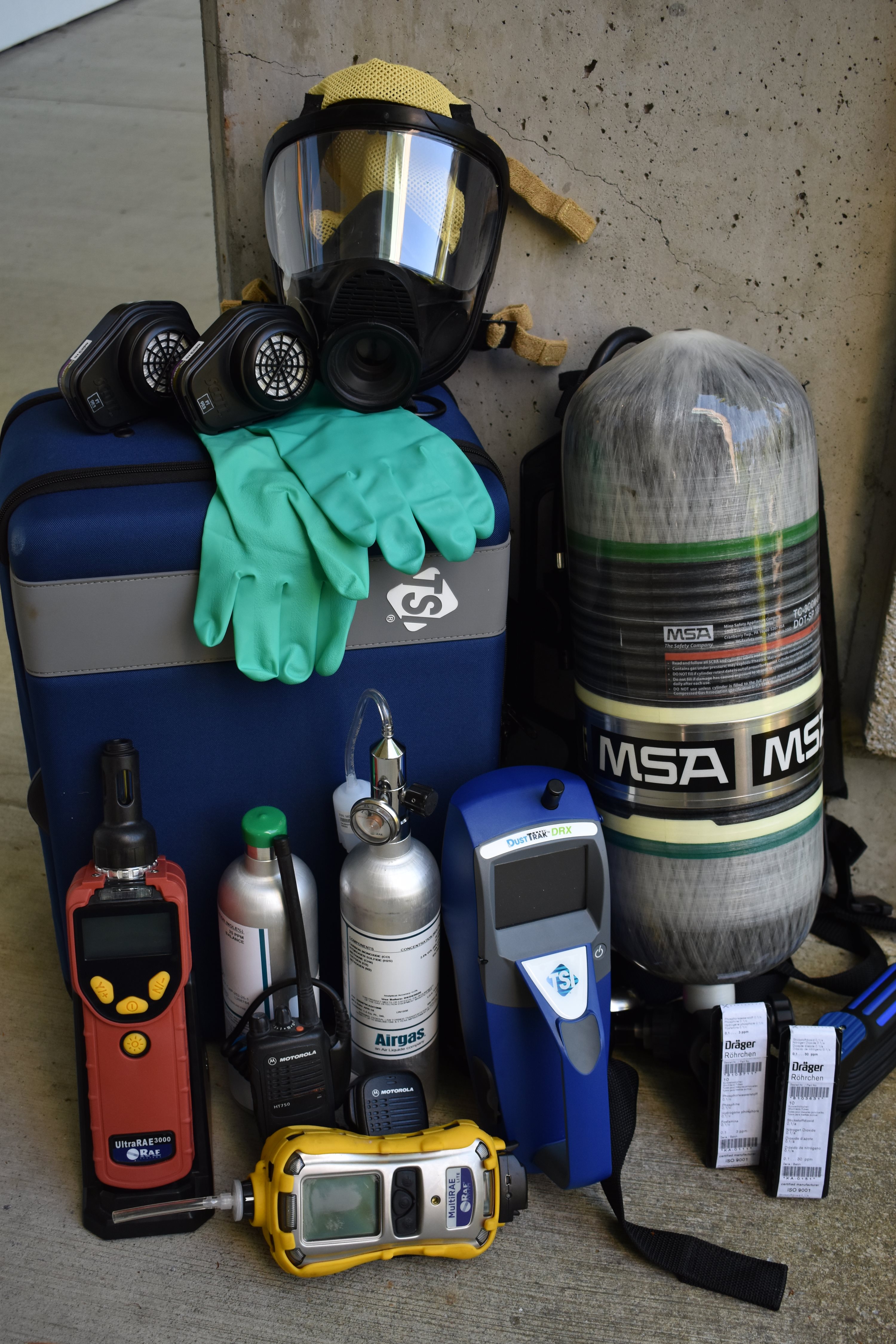 Equipment used for emergency responses