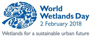 Logo for World Wetlands Day 2 February 2018 Wetlands for a Sustainable Future