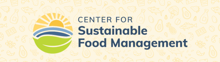 The logo for the Washington Center for Sustainable Food Management